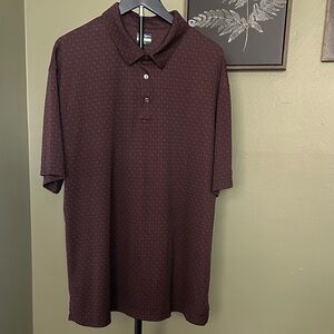 Men's Ben Hogan Burgundy Polo Shirt
